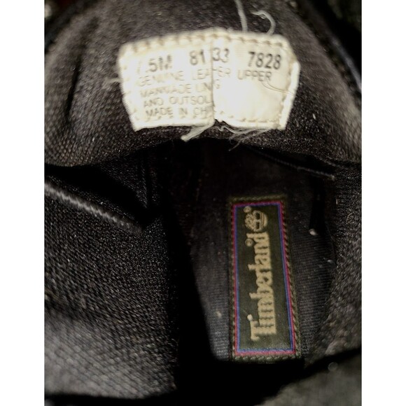 👢 Timberland Women’s Leather Lace-Up Ankle Boots Black Size 5.5 👢 - Picture 8 of 8